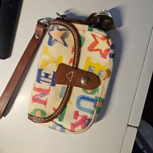 Dooney and Burke colorful wristlet